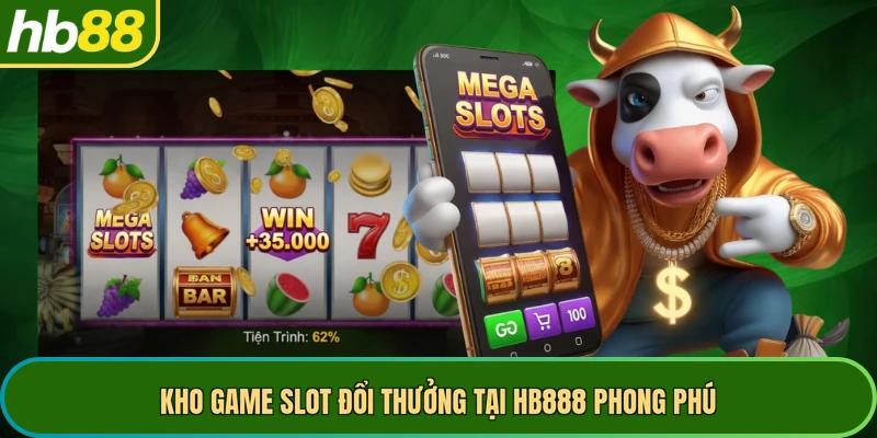 Kho game slot đổi thưởng tại HB888 phong phú