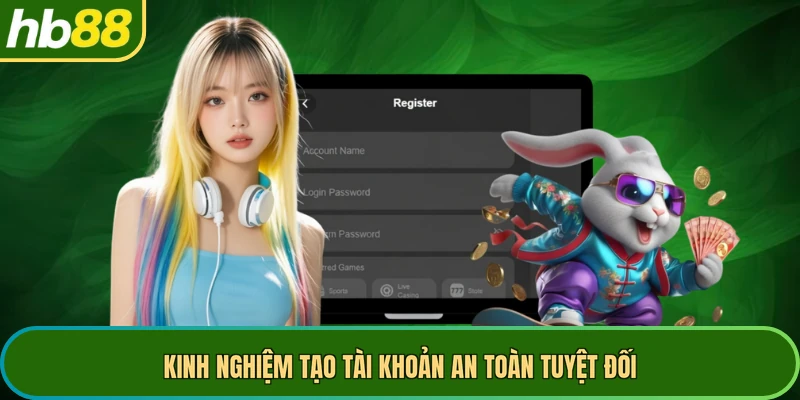 Kinh nghiệm tạo tài khoản an toàn tuyệt đối